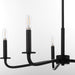 Quorum - 6307-5-59 - Five Light Chandelier - Rutherford - Matte Black
