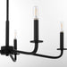Quorum - 6307-5-59 - Five Light Chandelier - Rutherford - Matte Black