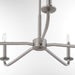 Quorum - 6307-5-65 - Five Light Chandelier - Rutherford - Satin Nickel