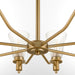 Quorum - 6803-8-47 - Eight Light Chandelier - Lawton - Brushed Brass