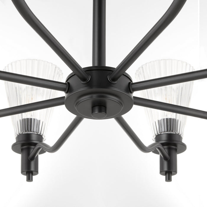 Quorum - 6803-8-59 - Eight Light Chandelier - Lawton - Matte Black