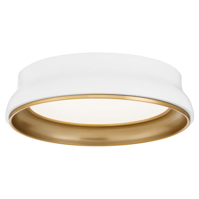 Quorum - 8-2018-0847 - Ceiling Mount - Legend - Studio White / Brushed Brass