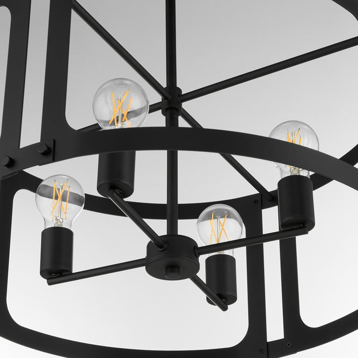Quorum - 8231-4-59 - Four Light Pendant - Colburn - Matte Black