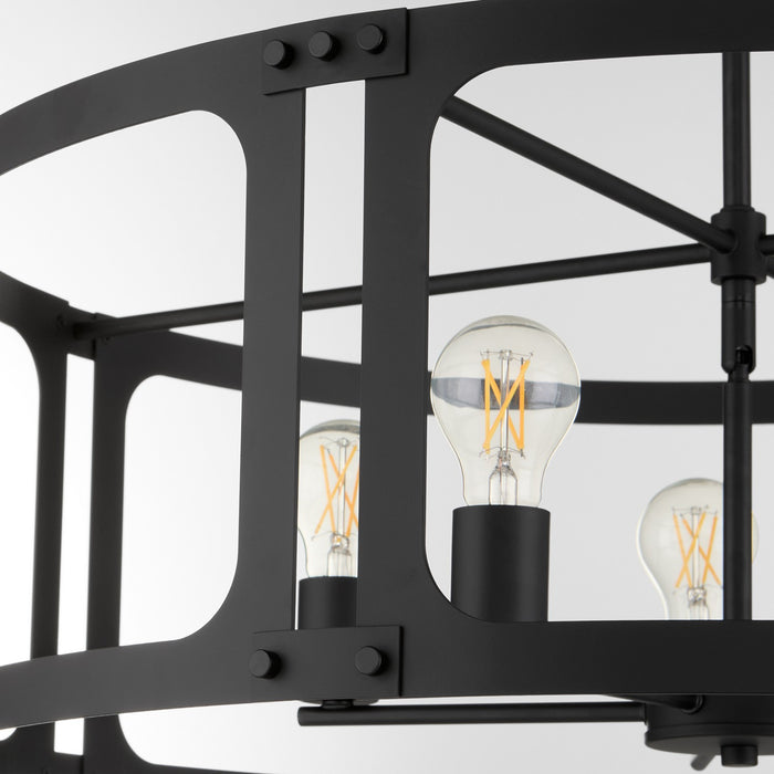 Quorum - 8231-5-59 - Five Light Pendant - Colburn - Matte Black