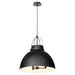 Quorum - 823-3-59 - Three Light Pendant - Pruitt - Matte Black
