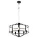 Quorum - 8373-5-59 - Five Light Pendant - Tobin - Matte Black