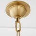 Quorum - 8575-4-80 - Four Light Pendant - Prestige - Aged Brass