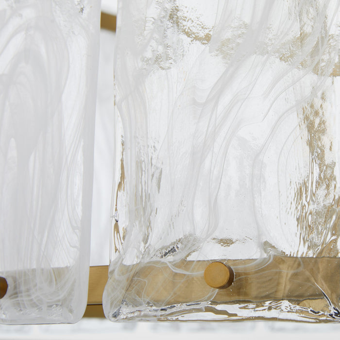 Quorum - 8575-4-80 - Four Light Pendant - Prestige - Aged Brass