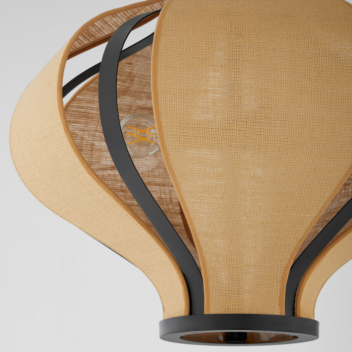 Quorum - 892-3-59 - Three Light Pendant - Monroe - Matte Black