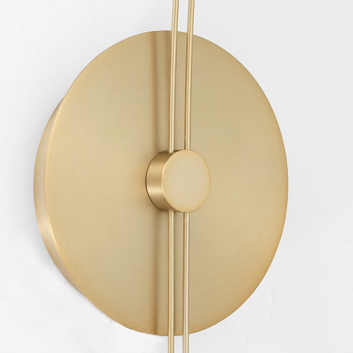 Quorum - 943-80 - LED Wall Mount - Ricardo - Aged Brass