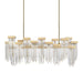 Zeev Lighting - CD10424-20-AGB - 20 Light Chandelier - Waterfall - Aged Brass