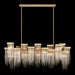 Zeev Lighting - CD10424-20-AGB - 20 Light Chandelier - Waterfall - Aged Brass