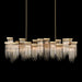 Zeev Lighting - CD10425-24-AGB - 24 Light Chandelier - Waterfall - Aged Brass