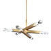 Zeev Lighting - CD11349-LED-6-3x3-AGB - LED Chandelier - Mamadim - Aged Brass