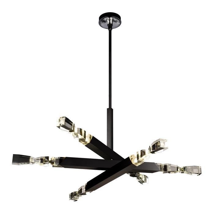 Zeev Lighting - CD11352-LED-6-3x3-SBB - LED Chandelier - Mamadim - Satin Brushed Black