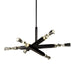 Zeev Lighting - CD11352-LED-6-3x3-SBB - LED Chandelier - Mamadim - Satin Brushed Black