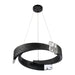 Zeev Lighting - CD11608-LED-3-25-TMBK - LED Chandelier - Arcus - Textured Matte Black