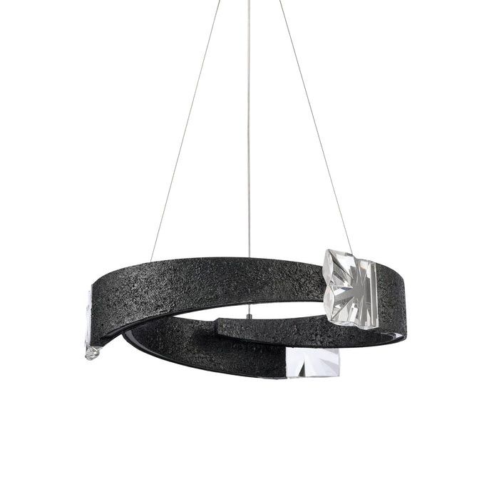 Zeev Lighting - CD11608-LED-3-25-TMBK - LED Chandelier - Arcus - Textured Matte Black