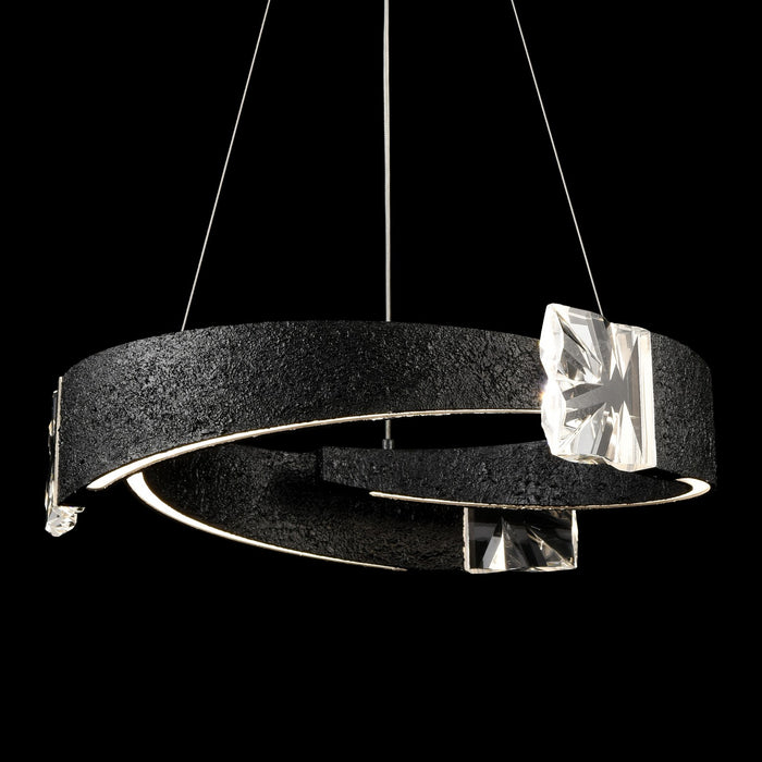 Zeev Lighting - CD11608-LED-3-25-TMBK - LED Chandelier - Arcus - Textured Matte Black