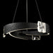 Zeev Lighting - CD11608-LED-3-25-TMBK - LED Chandelier - Arcus - Textured Matte Black