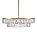Zeev Lighting - CD11810-LED-T2-44-AGB - LED Chandelier - Odraz - Aged Brass