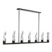 Zeev Lighting - PL11355-LED-7-2x2-SBB - LED Linear Pendant - Mamadim - Satin Brushed Black