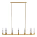 Zeev Lighting - PL11356-LED-12-2x2-AGB - LED Linear Pendant - Mamadim - Aged Brass