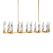 Zeev Lighting - PL11356-LED-12-2x2-AGB - LED Linear Pendant - Mamadim - Aged Brass