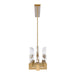 Zeev Lighting - PL11356-LED-12-2x2-AGB - LED Linear Pendant - Mamadim - Aged Brass