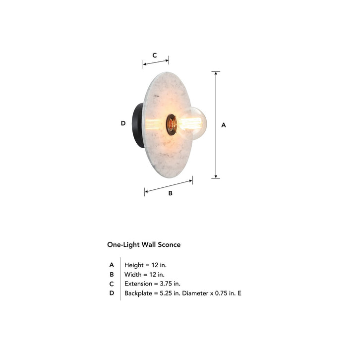 Designers Fountain - D325M-WS-MB - One Light Wall Sconce - Fina - Matte Black