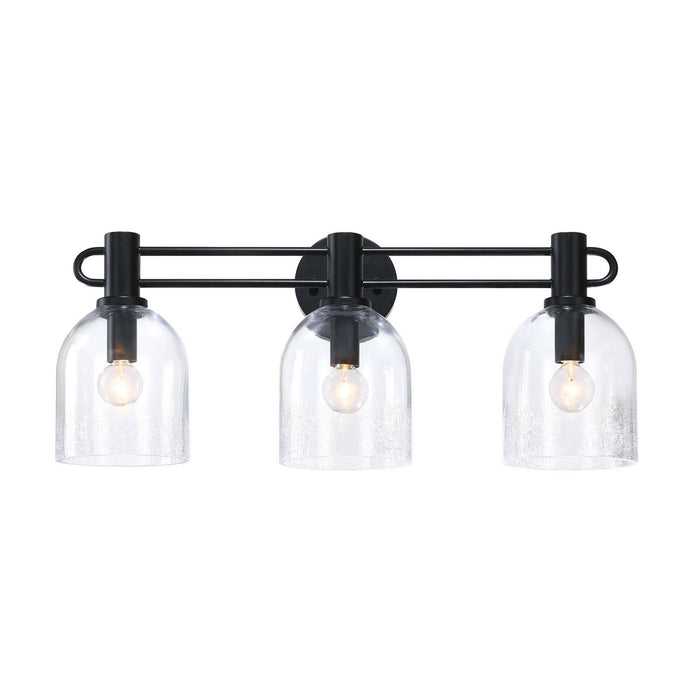 Designers Fountain - D343C-3B-MB - Three Light Vanity - Astra - Matte Black