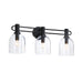 Designers Fountain - D343C-3B-MB - Three Light Vanity - Astra - Matte Black