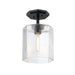 Designers Fountain - D309M-SF-MB - One Light Semi Flush Mount - Haven - Matte Black