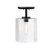 Designers Fountain - D309M-SF-MB - One Light Semi Flush Mount - Haven - Matte Black