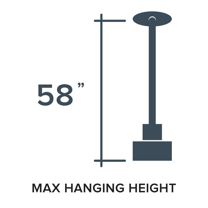 Designers Fountain - D309M-10P-MB - One Light Pendant - Haven - Matte Black