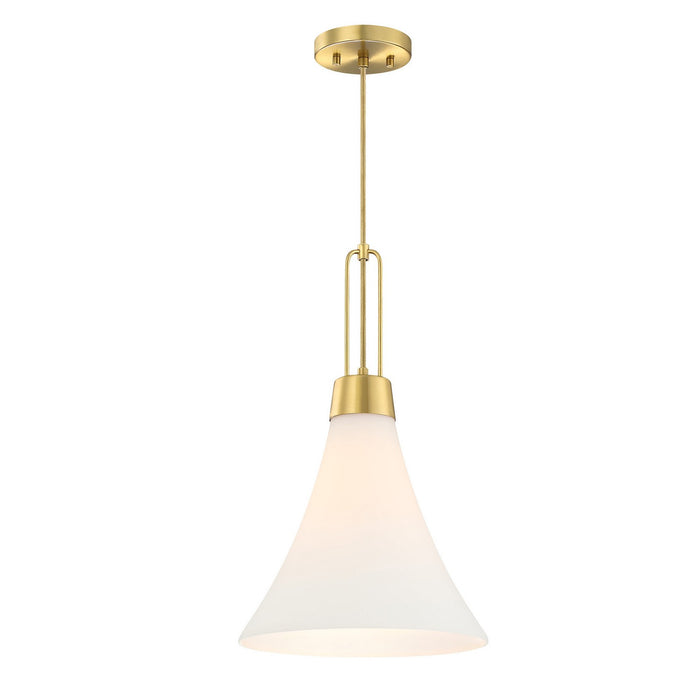 Designers Fountain - D339M-12P-BG - One Light Pendant - Evergreen Oasis - Burshed Gold