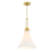 Designers Fountain - D339M-12P-BG - One Light Pendant - Evergreen Oasis - Burshed Gold