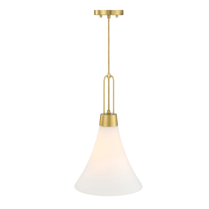 Designers Fountain - D339M-12P-BG - One Light Pendant - Evergreen Oasis - Burshed Gold