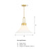 Designers Fountain - D339M-18P-BG - One Light Pendant - Evergreen Oasis - Burshed Gold