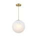 Designers Fountain - D342M-12P-BG - One Light Pendant - Pixie - Burshed Gold