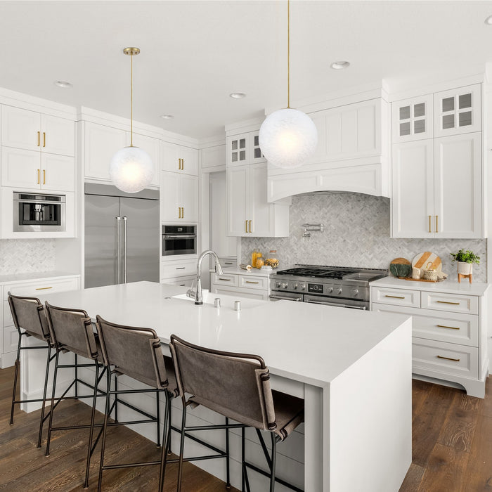 Designers Fountain - D342M-14P-BG - One Light Pendant - Pixie - Burshed Gold