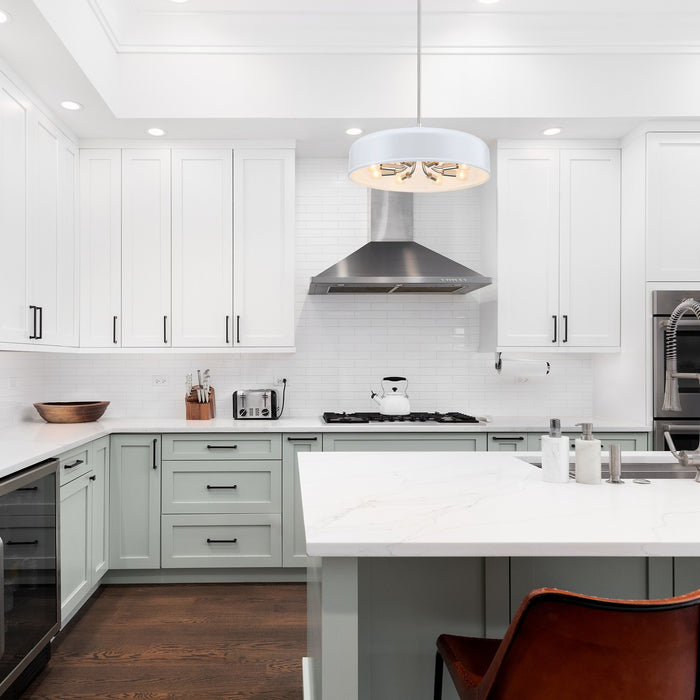 Designers Fountain - D346C-20P-MW - Eight Light Pendant - Forbidden Springs - Matte White