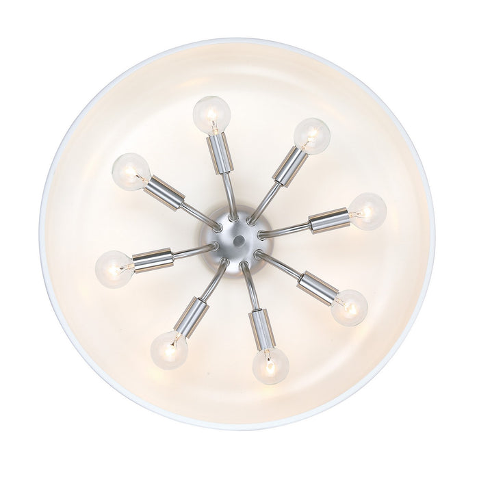 Designers Fountain - D346C-20P-MW - Eight Light Pendant - Forbidden Springs - Matte White