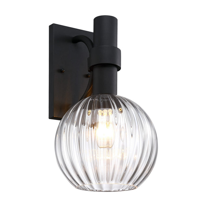 Designers Fountain - D337M-16EW-BK - One Light Outdoor Wall Sconce - Fernwood - Matte Black