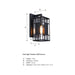 Designers Fountain - D351M-14EW-BK - One Light Outdoor Wall Sconce - Edgehill - Matte Black
