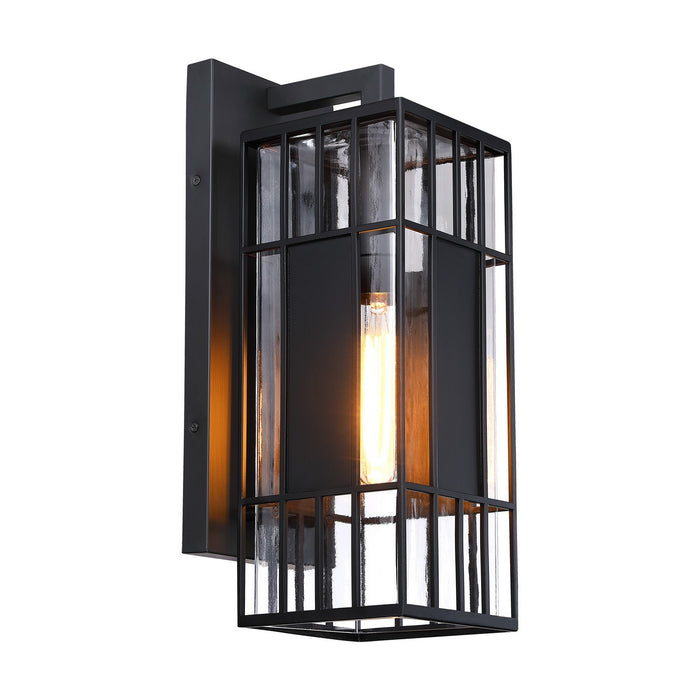 Designers Fountain - D351M-18EW-BK - One Light Outdoor Wall Sconce - Edgehill - Matte Black