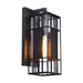 Designers Fountain - D351M-18EW-BK - One Light Outdoor Wall Sconce - Edgehill - Matte Black