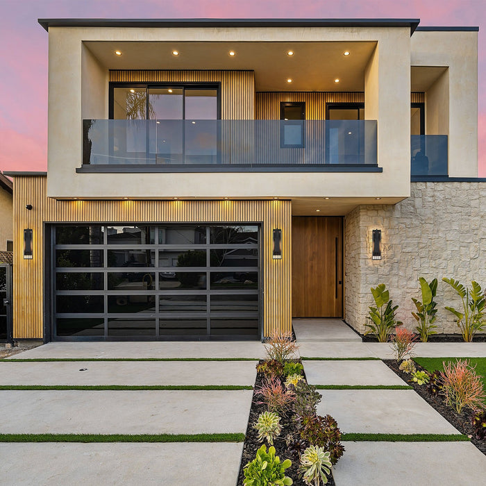 Designers Fountain - D351M-22EW-BK - One Light Outdoor Wall Sconce - Edgehill - Matte Black