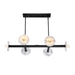 Designers Fountain - D325C-6LCH-MB - Six Light Linear Chandelier - Fina - Matte Black