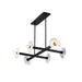 Designers Fountain - D325C-6LCH-MB - Six Light Linear Chandelier - Fina - Matte Black